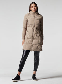 CIRRUS PUFFER COAT - Blanc Noir Online Store