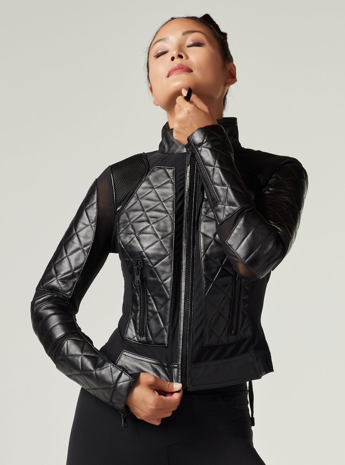 Blanc Noir 2024 Mesh Moto Jacket