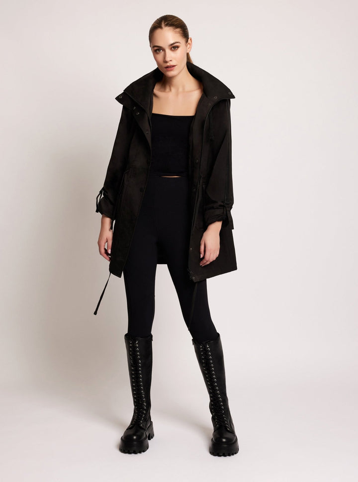 Classic Solid Anorak - Blanc Noir Online Store