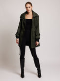 Classic Solid Anorak - Blanc Noir Online Store