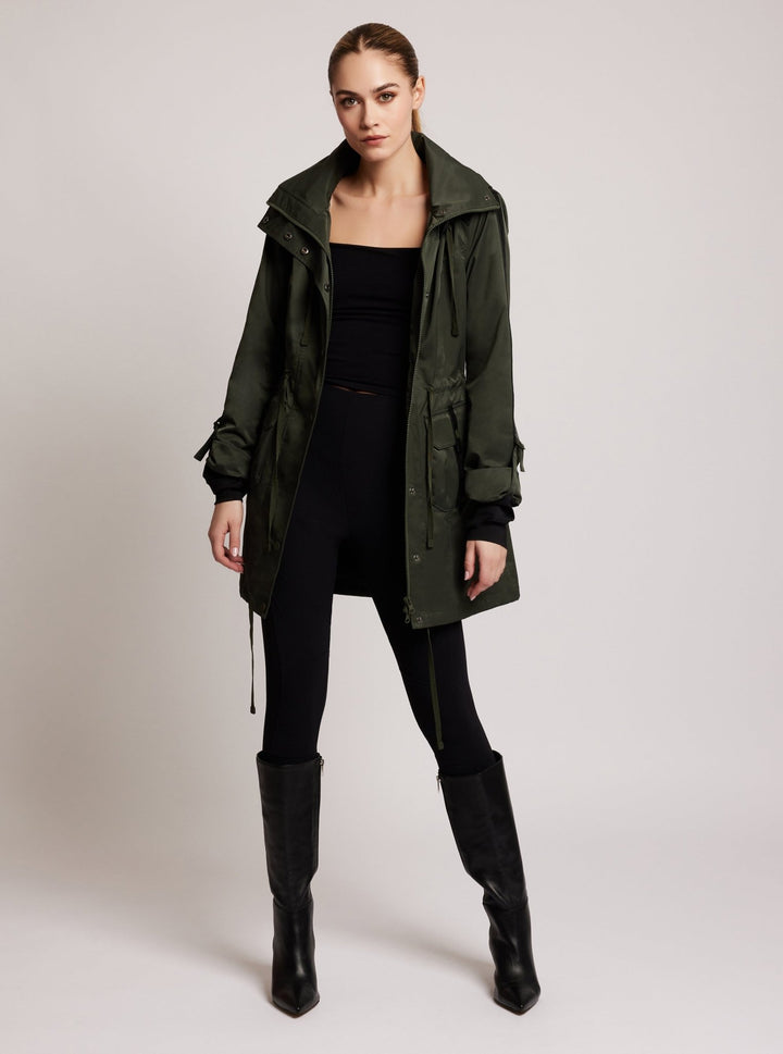 Classic Solid Anorak - Blanc Noir Online Store