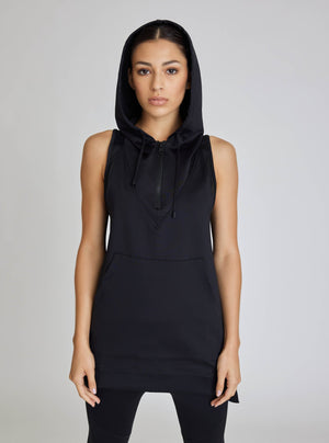 blanc noir COCOON VEST - FINAL SALE BLACK