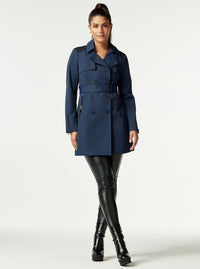 COLLABORATOR QUILTED-BACK TRENCH - Blanc Noir Online Store