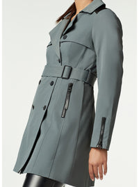 COLLABORATOR QUILTED-BACK TRENCH - Blanc Noir Online Store