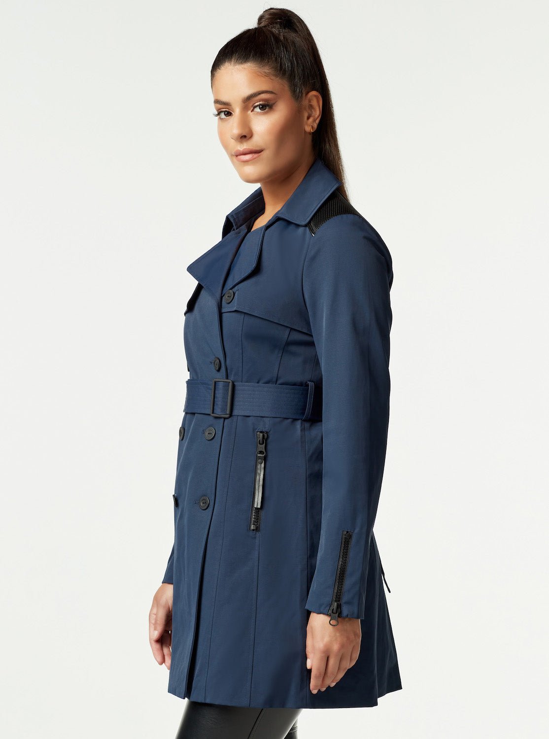 COLLABORATOR QUILTED-BACK TRENCH - Blanc Noir Online Store