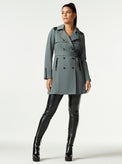 COLLABORATOR QUILTED-BACK TRENCH - Blanc Noir Online Store