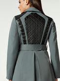 COLLABORATOR QUILTED-BACK TRENCH - Blanc Noir Online Store