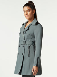 COLLABORATOR QUILTED-BACK TRENCH - Blanc Noir Online Store