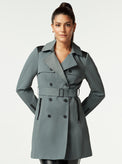 COLLABORATOR QUILTED-BACK TRENCH - Blanc Noir Online Store