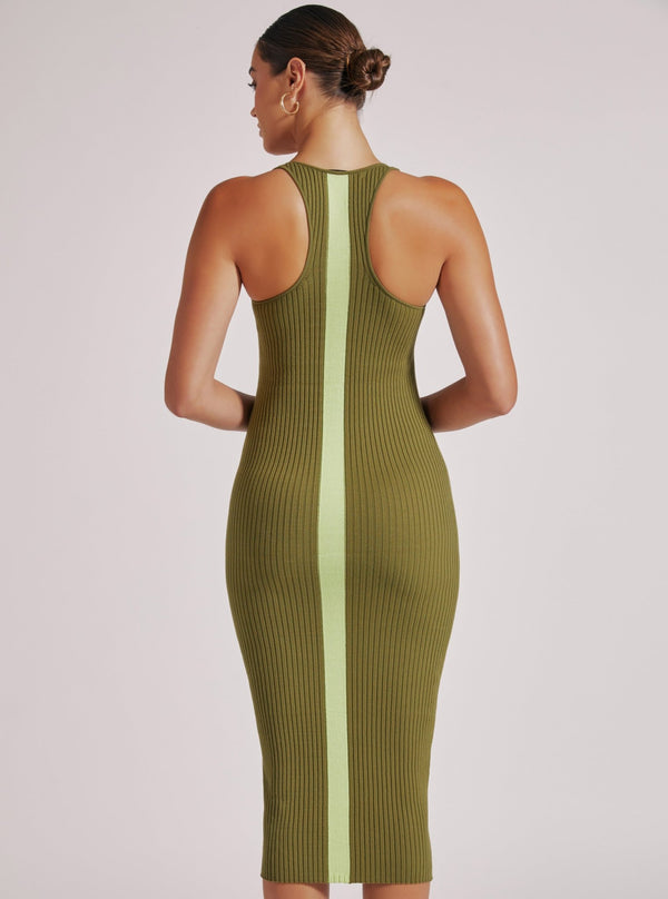 COLOR BLOCK DRESS - Blanc Noir Online Store
