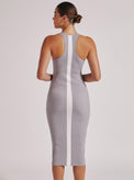 COLOR BLOCK DRESS - Blanc Noir Online Store