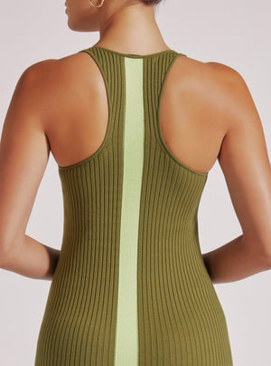 COLOR BLOCK DRESS - Blanc Noir Online Store