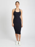 Color Block Dress - Blanc Noir Online Store