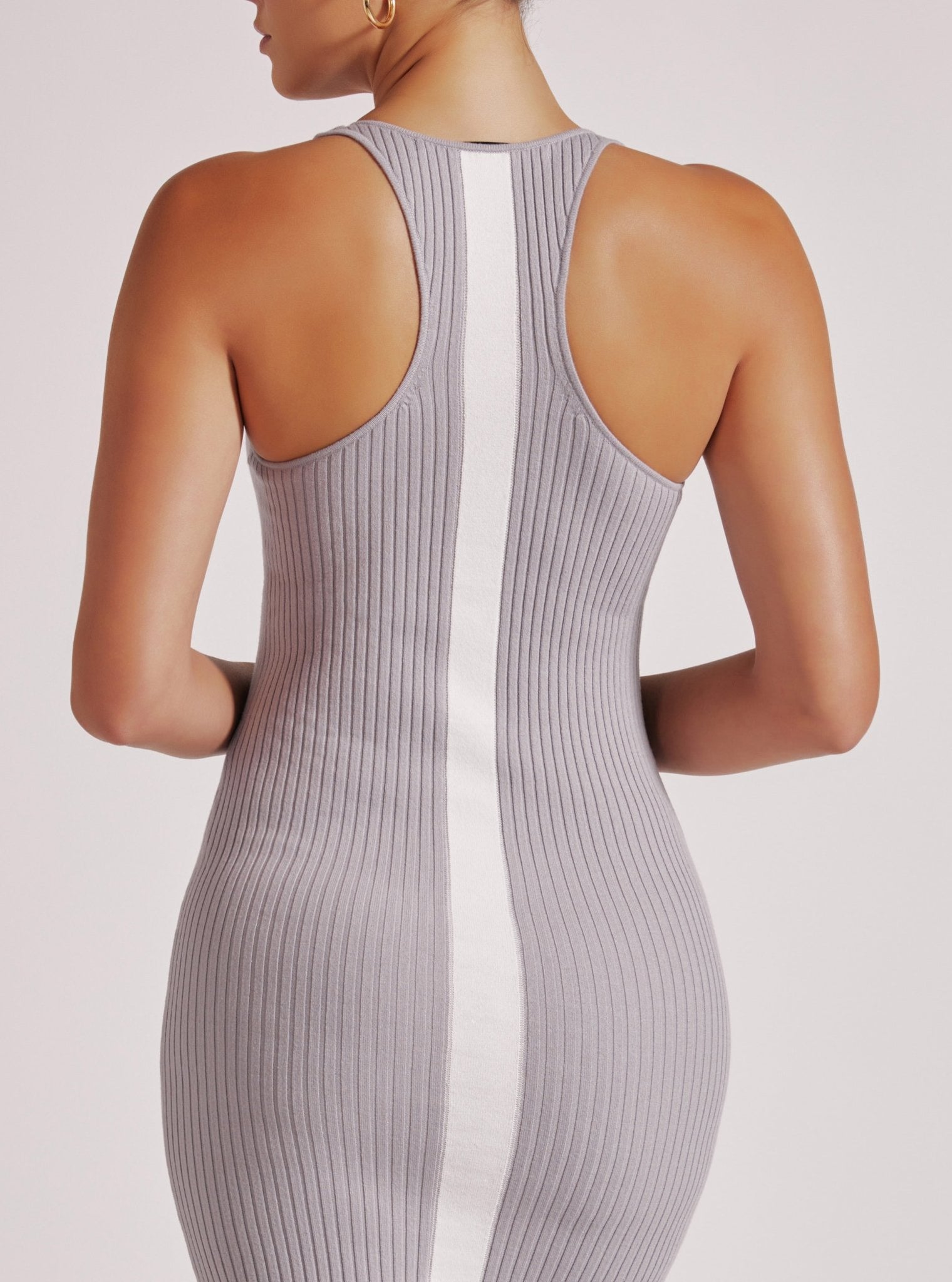 COLOR BLOCK DRESS - Blanc Noir Online Store