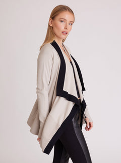 Color Blocked Portola Cardigan - Blanc Noir Online Store