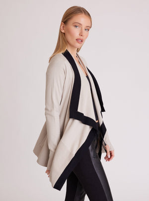 Color Blocked Portola Cardigan - Blanc Noir Online Store