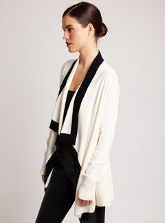 Color Blocked Portola Cardigan - Blanc Noir Online Store