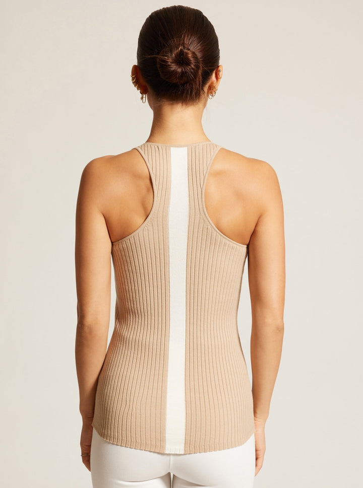 COLOR BLOCKED TANK - Blanc Noir Online Store