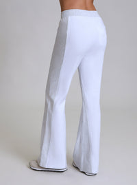 Color Blocked Wide Leg Pant - Blanc Noir Online Store