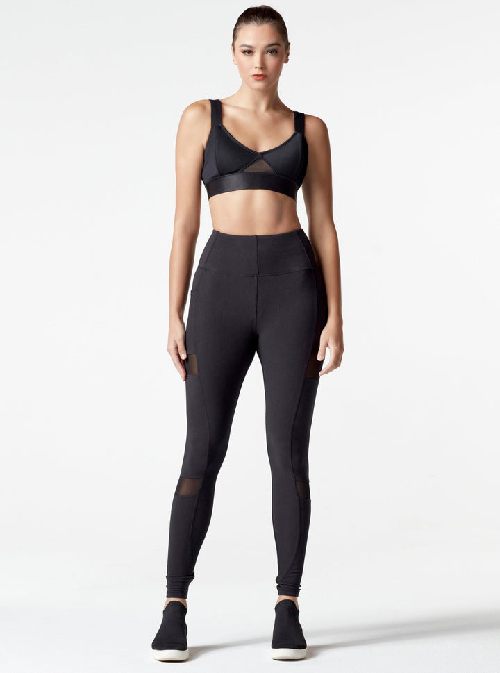 Directional Rib Bra - Blanc Noir Online Store