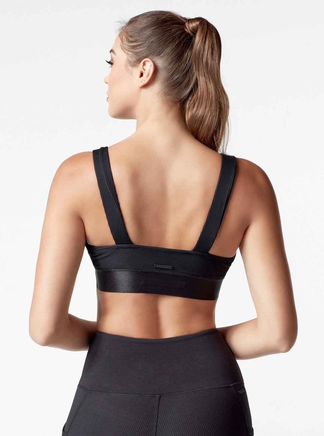 Directional Rib Bra - Blanc Noir Online Store
