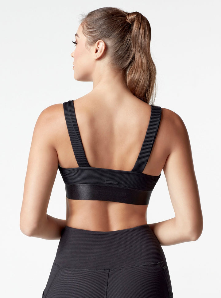 Directional Rib Bra - Blanc Noir Online Store