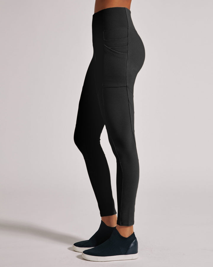 Directional Rib Legging - Blanc Noir Online Store