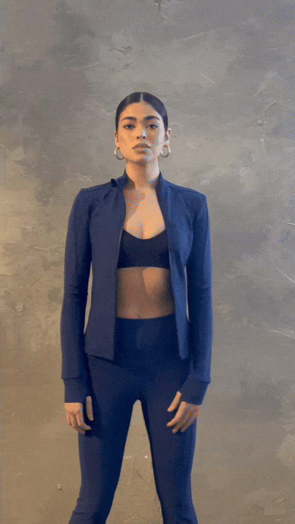 Directional Fitted Jacket - Blanc Noir Online Store