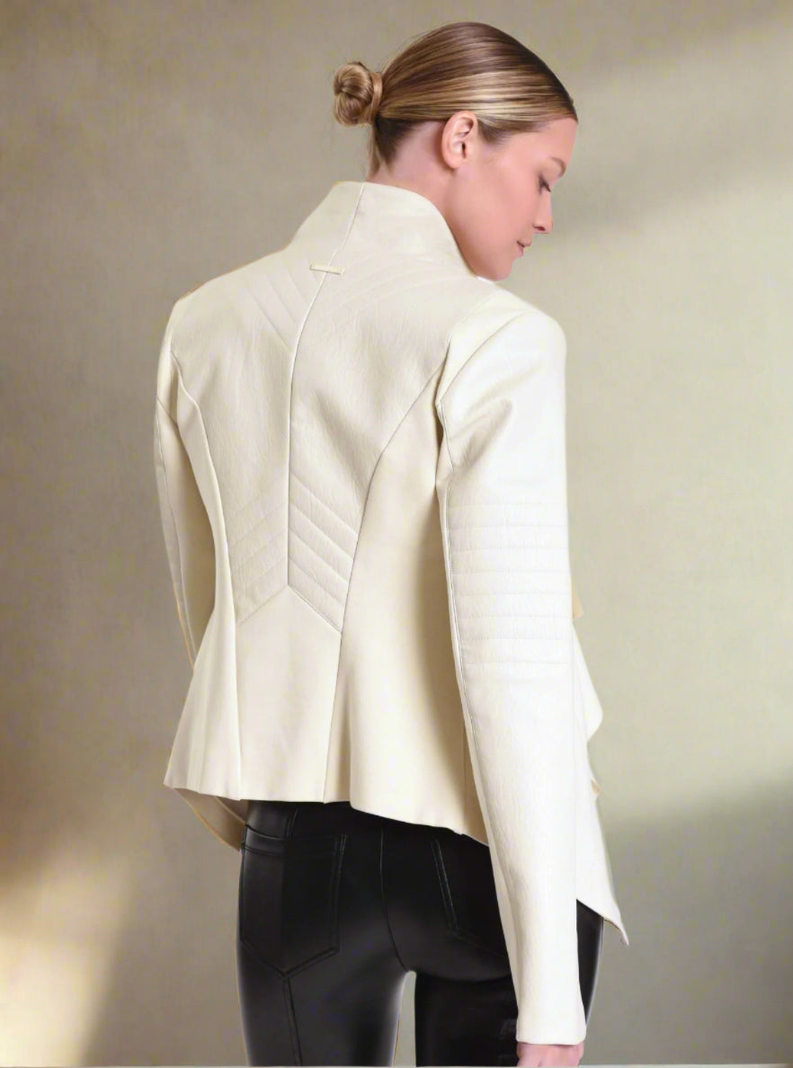 Drape Front Jacket - Blanc Noir Online Store