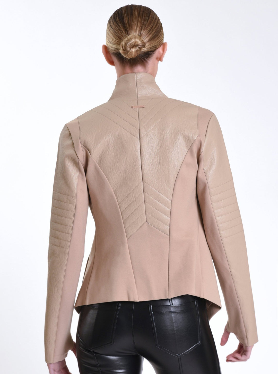 Drape Front Jacket - Blanc Noir Online Store