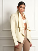 Drape Front Jacket - Blanc Noir Online Store
