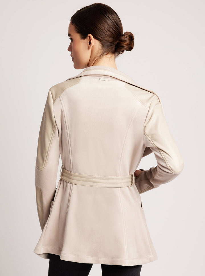 Drape Velour Jacket - Blanc Noir Online Store