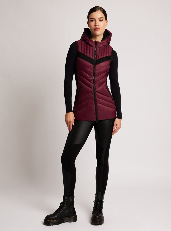 Elongated Puffer Vest - Blanc Noir Online Store