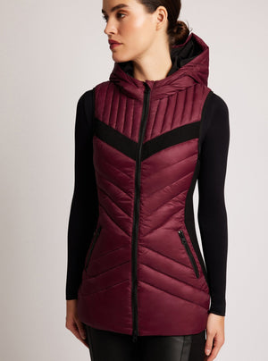 Elongated Puffer Vest - Blanc Noir Online Store