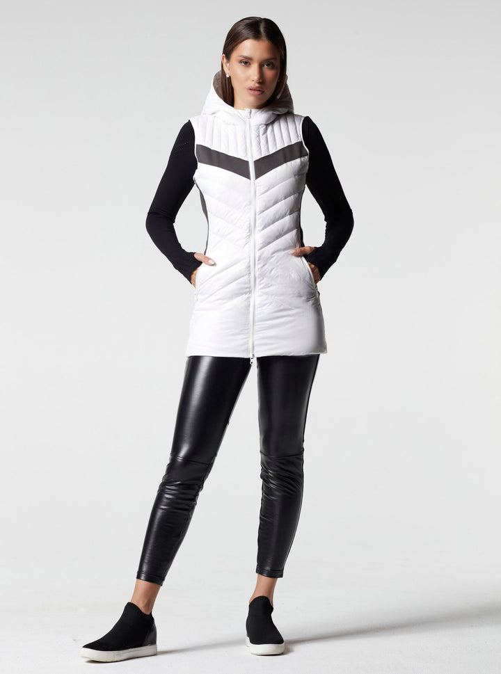 Elongated Puffer Vest - Blanc Noir Online Store