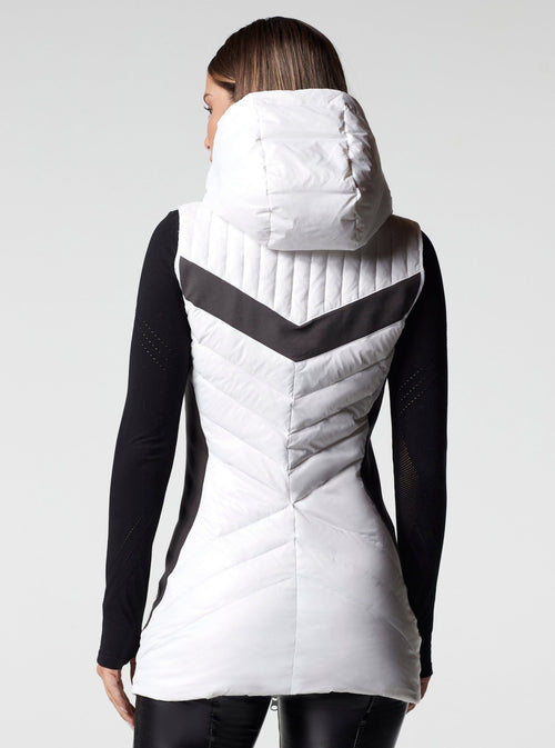 Elongated Puffer Vest - Blanc Noir Online Store