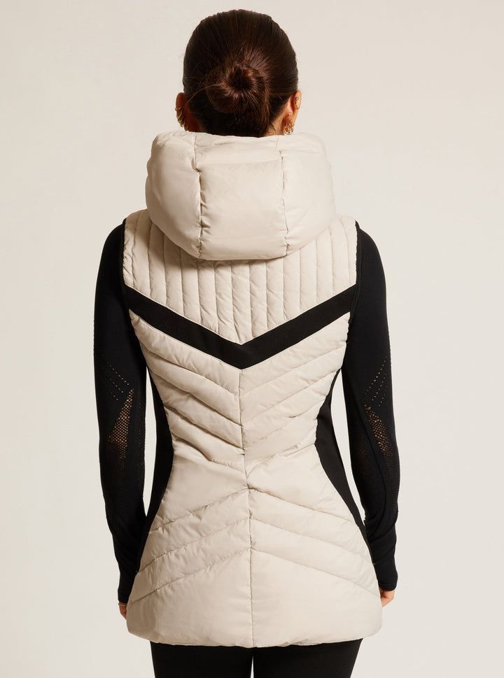 Elongated Puffer Vest - Blanc Noir Online Store