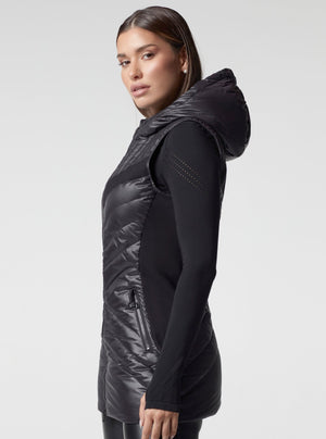 Elongated Puffer Vest - Blanc Noir Online Store