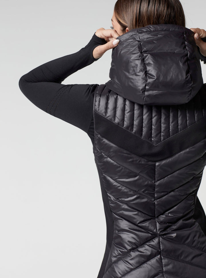 Elongated Puffer Vest - Blanc Noir Online Store