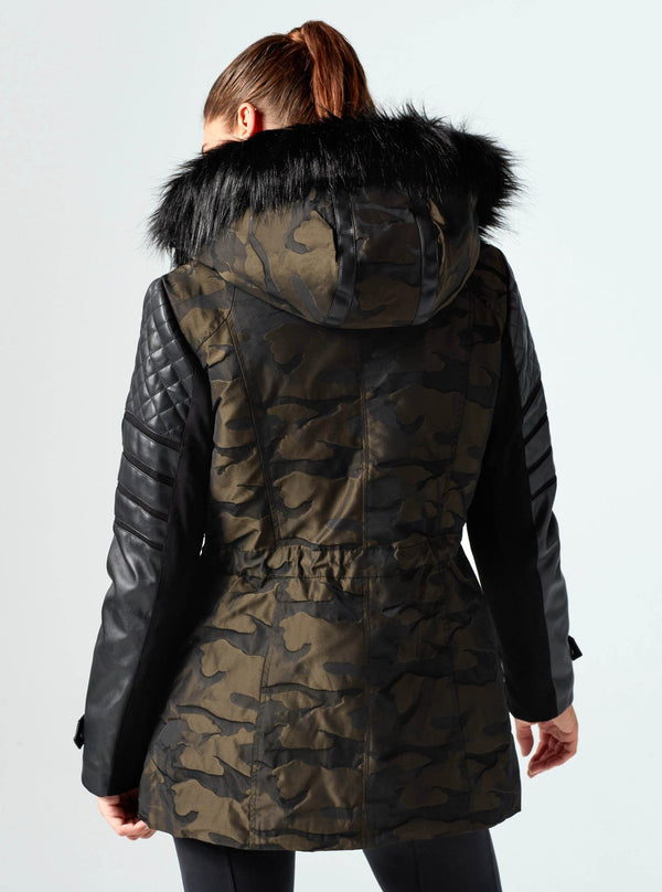 Enfield Hybrid Camo Jacket - Camo - Blanc Noir Online Store