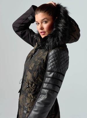Enfield Hybrid Camo Jacket - Camo - Blanc Noir Online Store