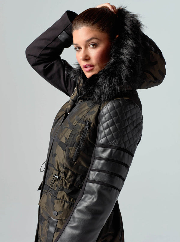 Enfield Hybrid Camo Jacket - Camo - Blanc Noir Online Store