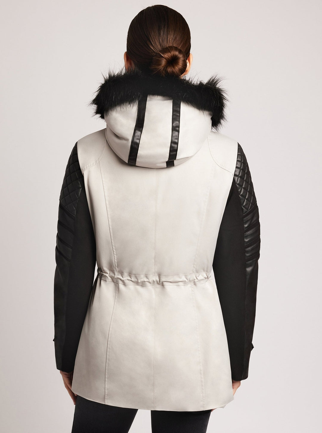 Enfield Hybrid Solid Jacket - Blanc Noir Online Store