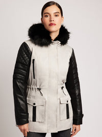 Enfield Hybrid Solid Jacket - Blanc Noir Online Store