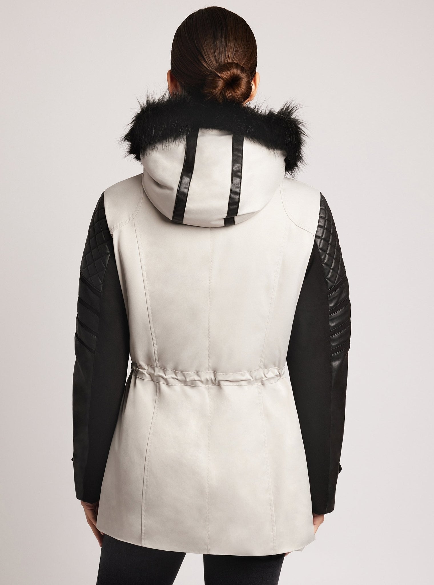 Enfield Hybrid Solid Jacket - Blanc Noir Online Store