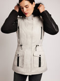 Enfield Hybrid Solid Jacket - Blanc Noir Online Store
