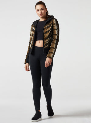 Freestyle Mesh Inset Puffer - Down Filled - Blanc Noir Online Store