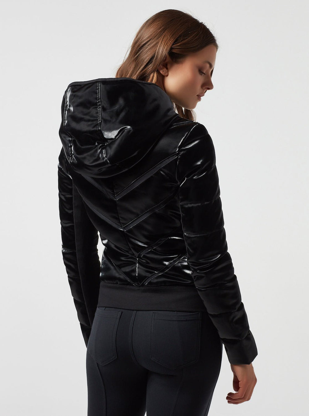 Freestyle Mesh Inset Puffer - Down Filled - Blanc Noir Online Store