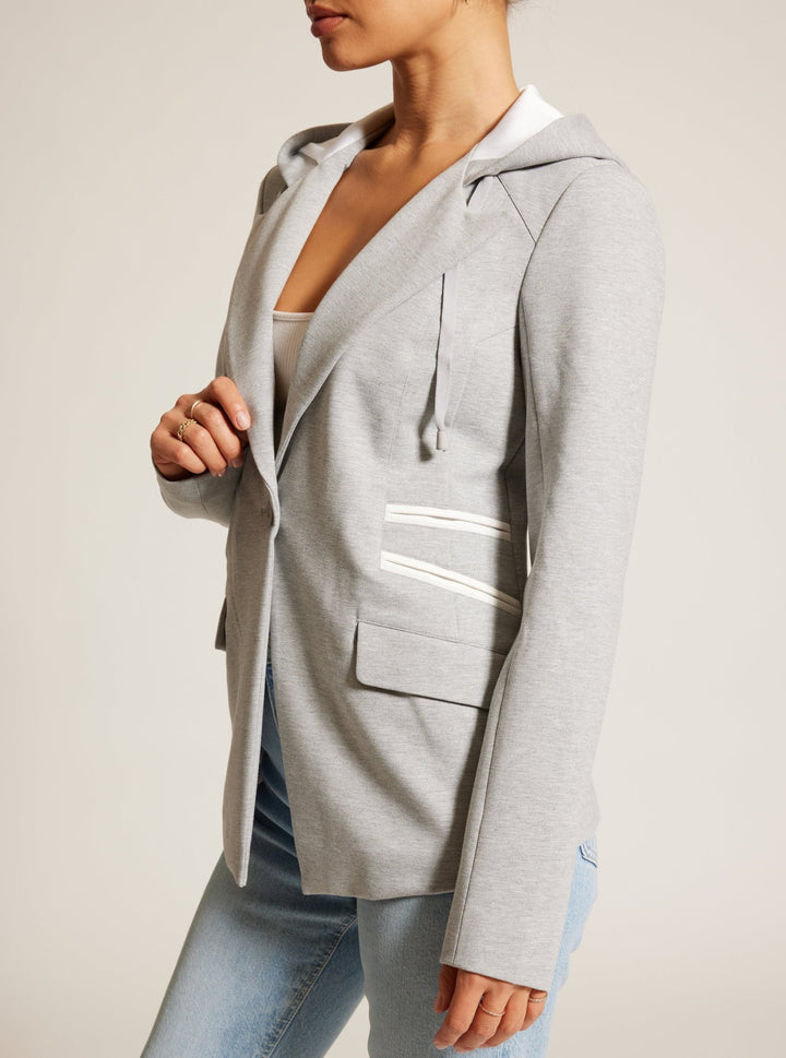 GAYATRI HOODED BLAZER - Blanc Noir Online Store