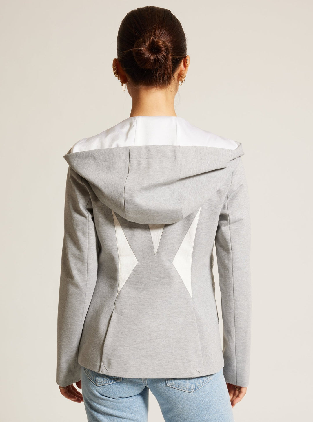 GAYATRI HOODED BLAZER - Blanc Noir Online Store